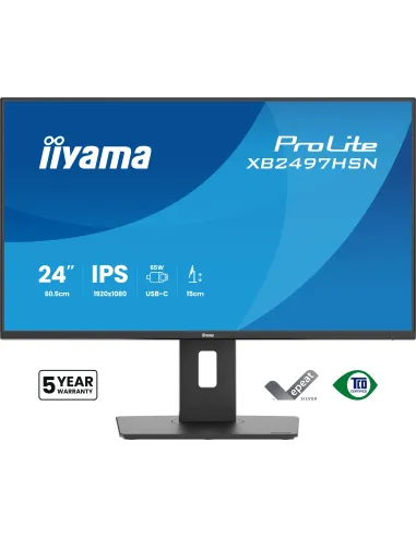 iiyama ProLite XB2497HSN-B1 pantalla para PC 60,5 cm (23.8") 1920 x 1080 Pixeles Full HD LED Negro