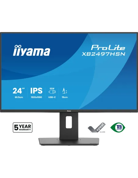 iiyama ProLite XB2497HSN-B1 pantalla para PC 60,5 cm (23.8") 1920 x 1080 Pixeles Full HD LED Negro