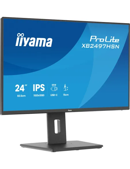 iiyama ProLite XB2497HSN-B1 pantalla para PC 60,5 cm (23.8") 1920 x 1080 Pixeles Full HD LED Negro