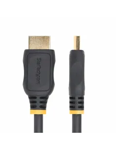 StarTech.com Cable HDMI 2.0 de Extensión Alargador de 18in (0,5m) - Cable HDMI de Alta Velocidad Ahorrador de Puertos - 4K 60Hz 2