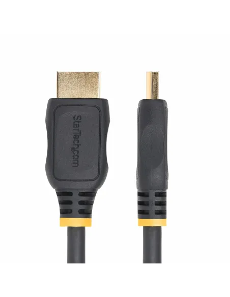 StarTech.com Cable HDMI 2.0 de Extensión Alargador de 18in (0,5m) - Cable HDMI de Alta Velocidad Ahorrador de Puertos - 4K 60Hz