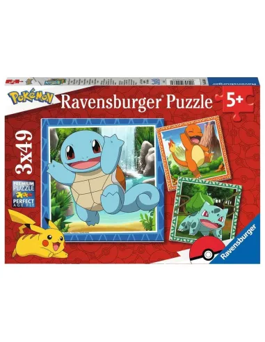 Puzzle ravensburger pokemon 3x49 5+