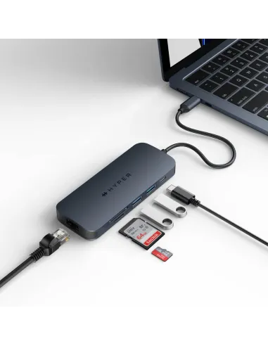 Targus HD4004GL base para portátil y replicador de puertos USB Tipo C Azul