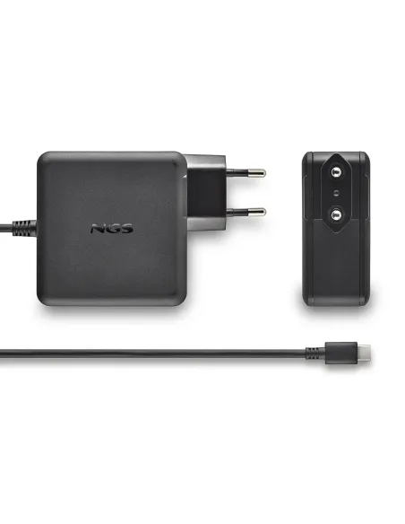NGS GAN 65W-C Universal Negro Corriente alterna Interior