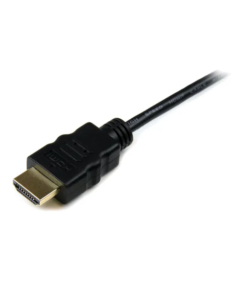 StarTech.com Cable de 1m Micro HDMI a HDMI con Ethernet - Vídeo de 4K a 30Hz - Cable Adaptador Conversor Micro HDMI Tipo D de
