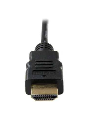 StarTech.com Cable de 1m Micro HDMI a HDMI con Ethernet - Vídeo de 4K a 30Hz - Cable Adaptador Conversor Micro HDMI Tipo D de