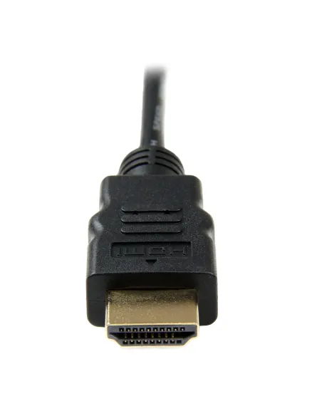 StarTech.com Cable de 1m Micro HDMI a HDMI con Ethernet - Vídeo de 4K a 30Hz - Cable Adaptador Conversor Micro HDMI Tipo D de