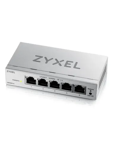 Zyxel GS1200-5V3 Gestionado L2 Gigabit Ethernet (10 100 1000) Escritorio Gris
