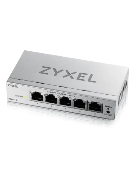 Zyxel GS1200-5V3 Gestionado L2 Gigabit Ethernet (10 100 1000) Escritorio Gris