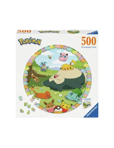 Puzzle ravenzburger pokemon round 500 piezas