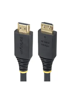 StarTech.com Cable HDMI de Alta Velocidad de 50cm - Conectores de Agarre - 4K60Hz 1440p 144Hz - HDR10 HDCP 2.2 ARC - UHD -