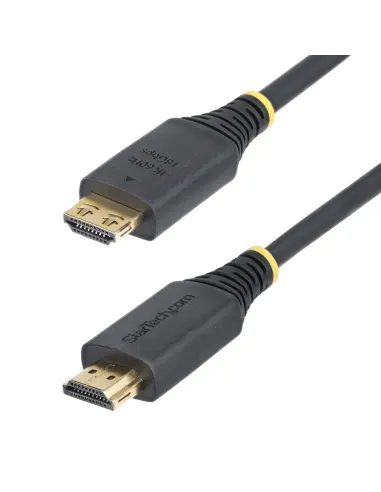StarTech.com Cable HDMI de Alta Velocidad de 50cm - Conectores de Agarre - 4K60Hz 1440p 144Hz - HDR10 HDCP 2.2 ARC - UHD -