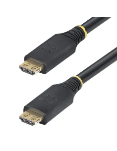 StarTech.com Cable HDMI de Alta Velocidad Activo de 10m - Conectores de Agarre - UHD 4K60Hz 1440p 144Hz - 18Gbps - HDR10 HDCP 2