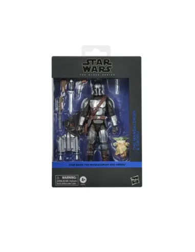 Figura hasbro star wars the black series the mandalorian and grogu