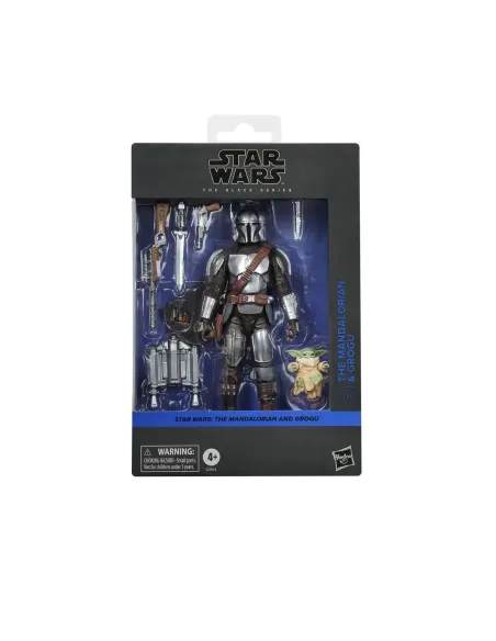 Figura hasbro star wars the black series the mandalorian and grogu