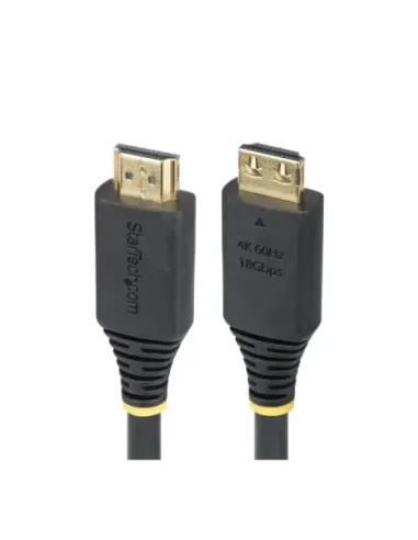 Cable hdmi con agarre startech 2.4m -  macho - macho -  negro