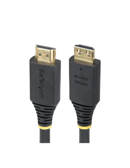 Cable hdmi con agarre startech 2.4m -  macho - macho -  negro