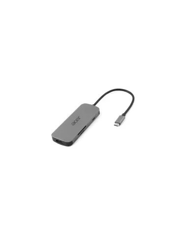 Acer 7in1 Type C Dongle Alámbrico USB 3.2 Gen 1 (3.1 Gen 1) Type-C Plata