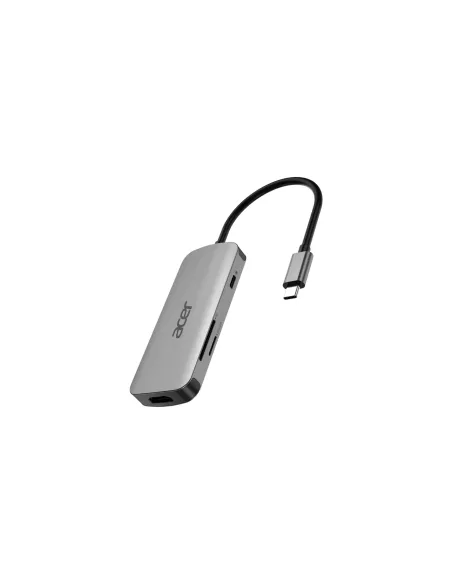 Acer 7in1 Type C Dongle Alámbrico USB 3.2 Gen 1 (3.1 Gen 1) Type-C Plata
