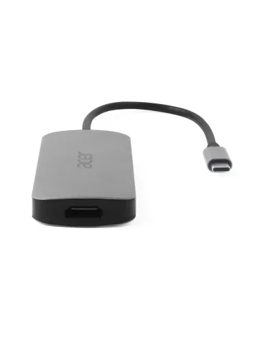 Acer 7in1 Type C Dongle Alámbrico USB 3.2 Gen 1 (3.1 Gen 1) Type-C Plata