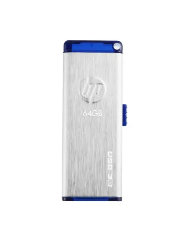 HP x730w unidad flash USB 64 GB USB tipo A 3.2 Gen 1 (3.1 Gen 1) Azul, Acero inoxidable