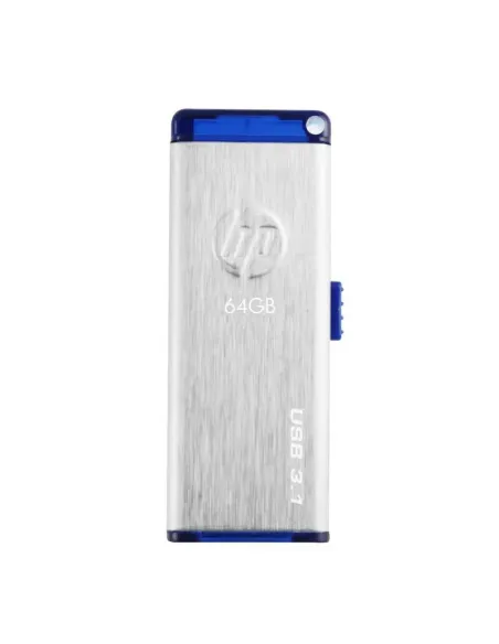 HP x730w unidad flash USB 64 GB USB tipo A 3.2 Gen 1 (3.1 Gen 1) Azul, Acero inoxidable