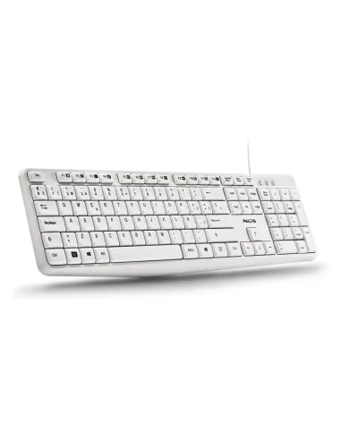 NGS HERITAGE teclado Universal USB QWERTY Español Blanco