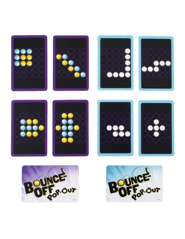 Games HKR53 juego de tablero Bounce-Off Pop-Out Juego de mesa Partido