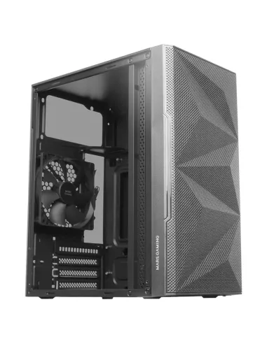 Caja ordenador mars gaming mc1500 m - atx cristal templado negro