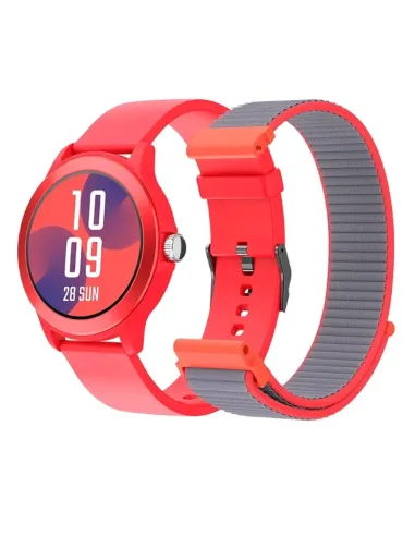 Smartwatch spc smartee duo vivo 1.27pulgadas rojo + correa