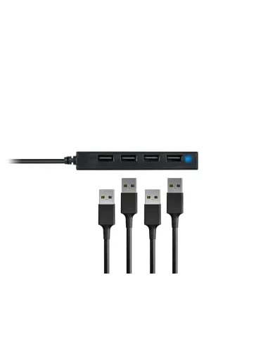 Conceptronic HUBBIES05B hub de interfaz USB 2.0 480 Mbit s Negro