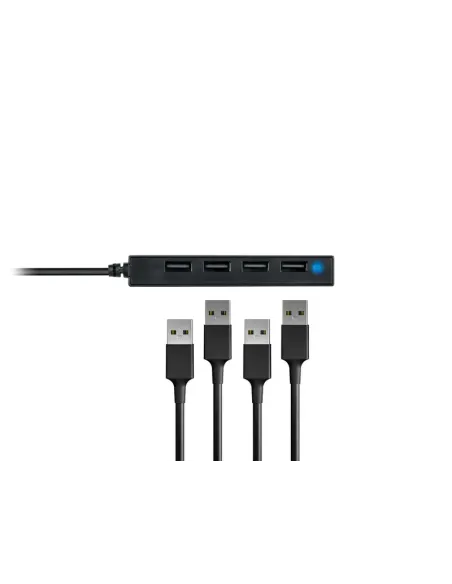 Conceptronic HUBBIES05B hub de interfaz USB 2.0 480 Mbit s Negro