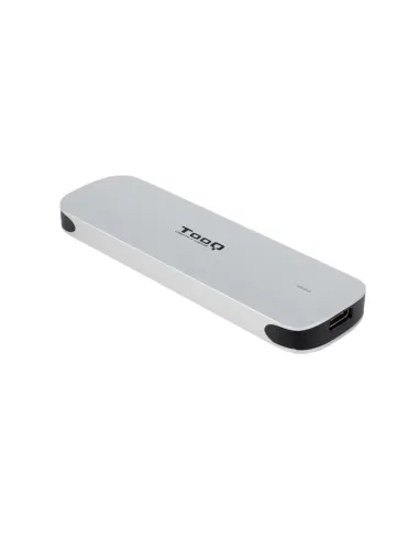 TooQ Caja Externa para SSD M.2 NGFF, Plata