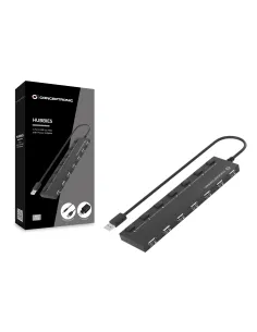 Conceptronic HUBBIES08BP hub de interfaz USB 2.0 480 Mbit s Negro 2