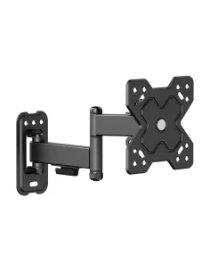 AISENS Soporte Eco Giratorio, Inclinable y Nivelable para Monitor TV 20kg (3 Pivotes) de 13"-32", Negro