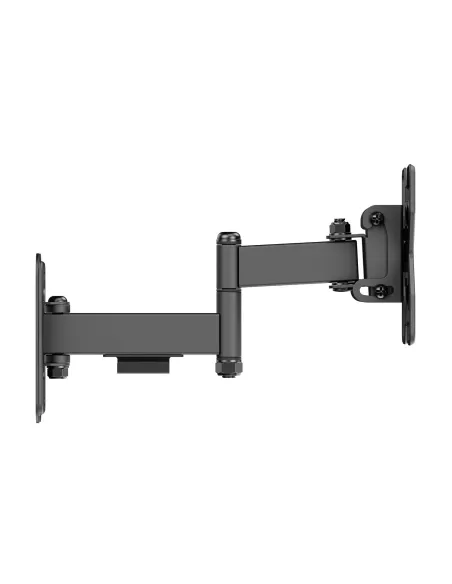 AISENS Soporte Eco Giratorio, Inclinable y Nivelable para Monitor TV 20kg (3 Pivotes) de 13"-32", Negro