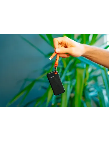 Verbatim Pocket SSD 2 TB USB Tipo C 3.2 Gen 2 (3.1 Gen 2) Negro, Naranja
