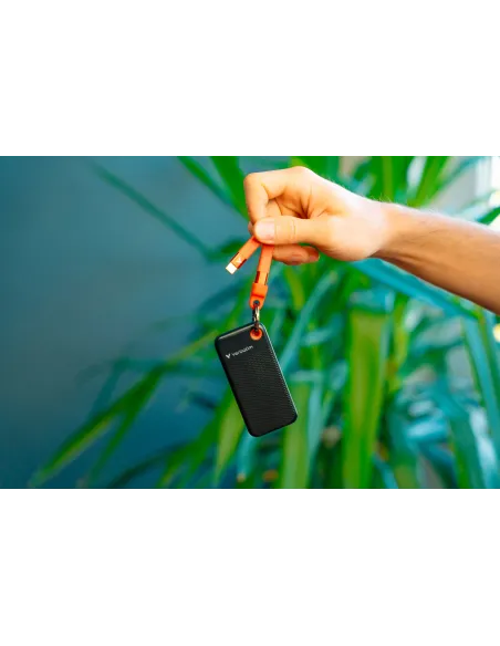 Verbatim Pocket SSD 2 TB USB Tipo C 3.2 Gen 2 (3.1 Gen 2) Negro, Naranja