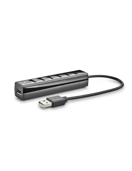 NGS IHUB7 TINY USB 2.0 480 Mbit s Negro