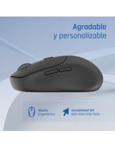 iggual Ratón inalámbrico NANO-OFFICE-6D 1600DPI 2