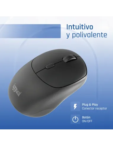 iggual Ratón inalámbrico NANO-OFFICE-6D 1600DPI