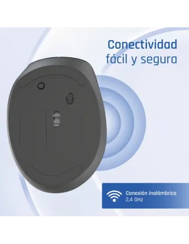 iggual Ratón inalámbrico ERGO-SILENT-6D 1600DPI
