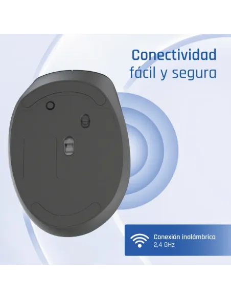 iggual Ratón inalámbrico ERGO-SILENT-6D 1600DPI