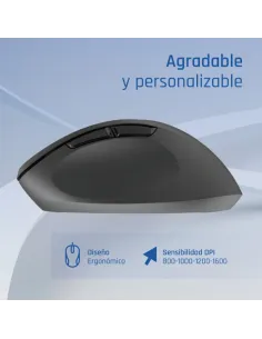 iggual Ratón inalámbrico ERGO-SILENT-6D 1600DPI 2