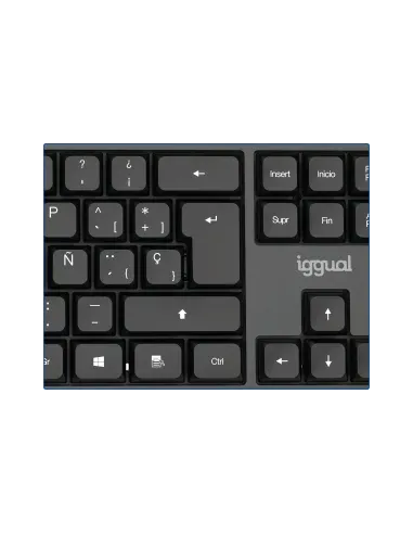 iggual Teclado USB estándar CK-OFFICE-105T negro