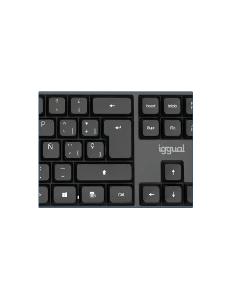 iggual Teclado USB estándar CK-OFFICE-105T negro
