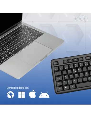 iggual Teclado USB estándar CK-OFFICE-105T negro