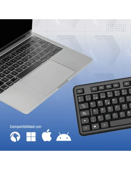 iggual Teclado USB estándar CK-OFFICE-105T negro
