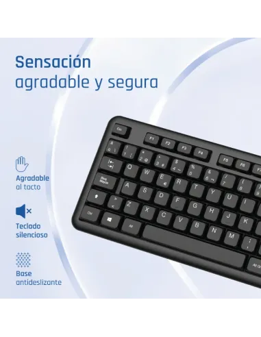 iggual Teclado USB estándar CK-OFFICE-105T negro