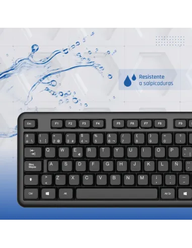 iggual Teclado USB estándar CK-OFFICE-105T negro